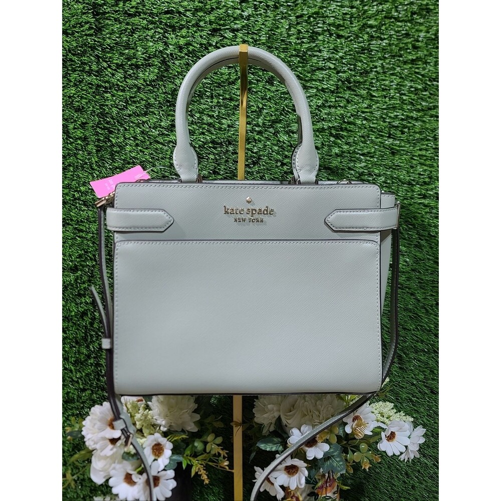 Kate Spade Staci Medium Satchel - Sage Green NWT